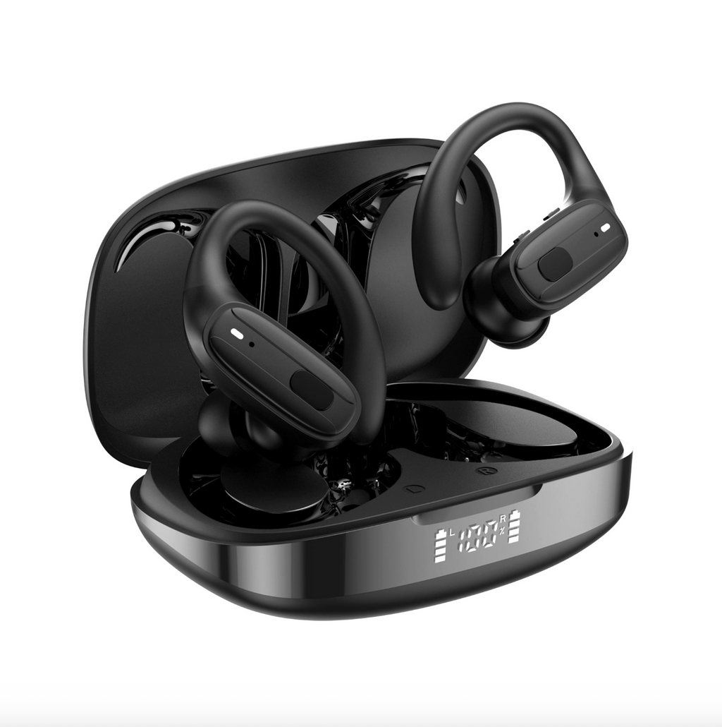 Earhook Wireless Earbuds – Bluetooth 5.3 Open-Ear Sports Headphones with 80H Playtime