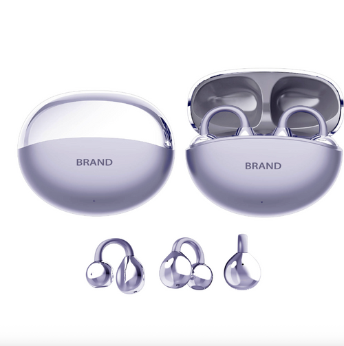 Bluetooth Clip-On Open Ear Earbuds – Lightweight Noise-Reducing Wireless Headphones for Work & Commuting