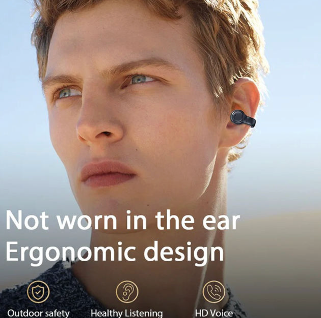 M47 Bone Conduction Wireless Headphones – Bluetooth Sports Earphones with Stereo Sound & Noise Reduction