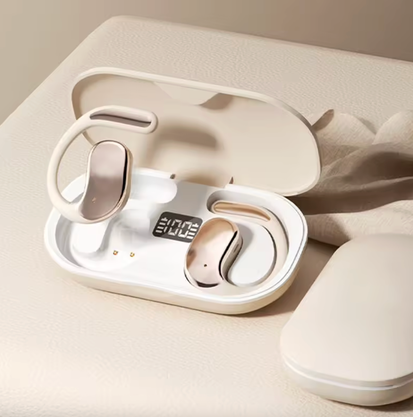 2026 Sports TWS Wireless Stereo Earbuds – Double Ear Hook Open-Ear Directional Sound Headphones